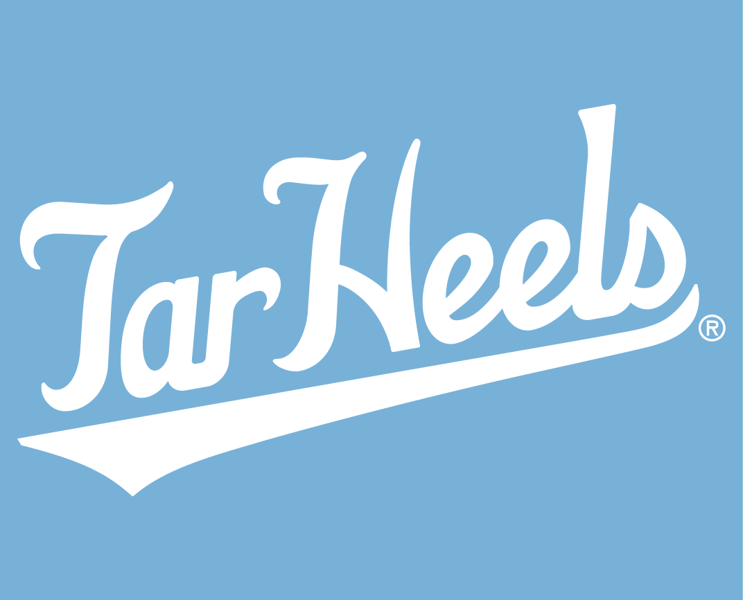 North Carolina Tar Heels 2015-Pres Wordmark Logo v10 iron on transfers for fabric
